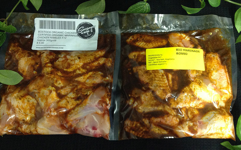 NZ Bostock Organic Chicken Nibbles (Frozen)