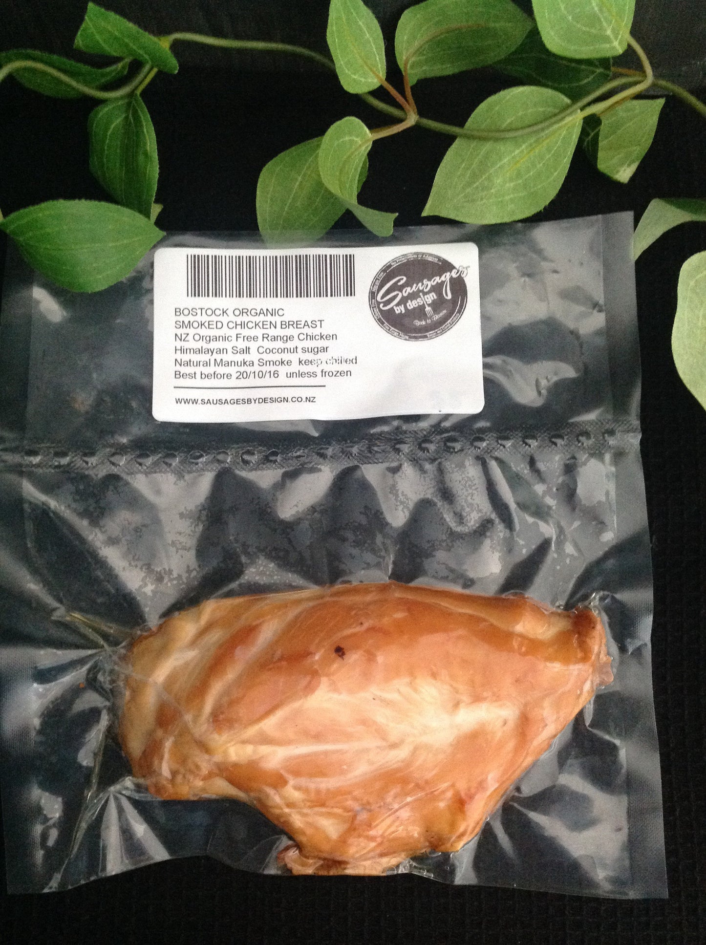 NZ Bostock Organic Smoked Chicken Breast - No Preservatives or Additives